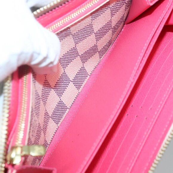 LOUIS VUITTON Damier Azur Vivienne Zippy Wallet Long Wallet N40507 Auth 126659 - Picture 13 of 15